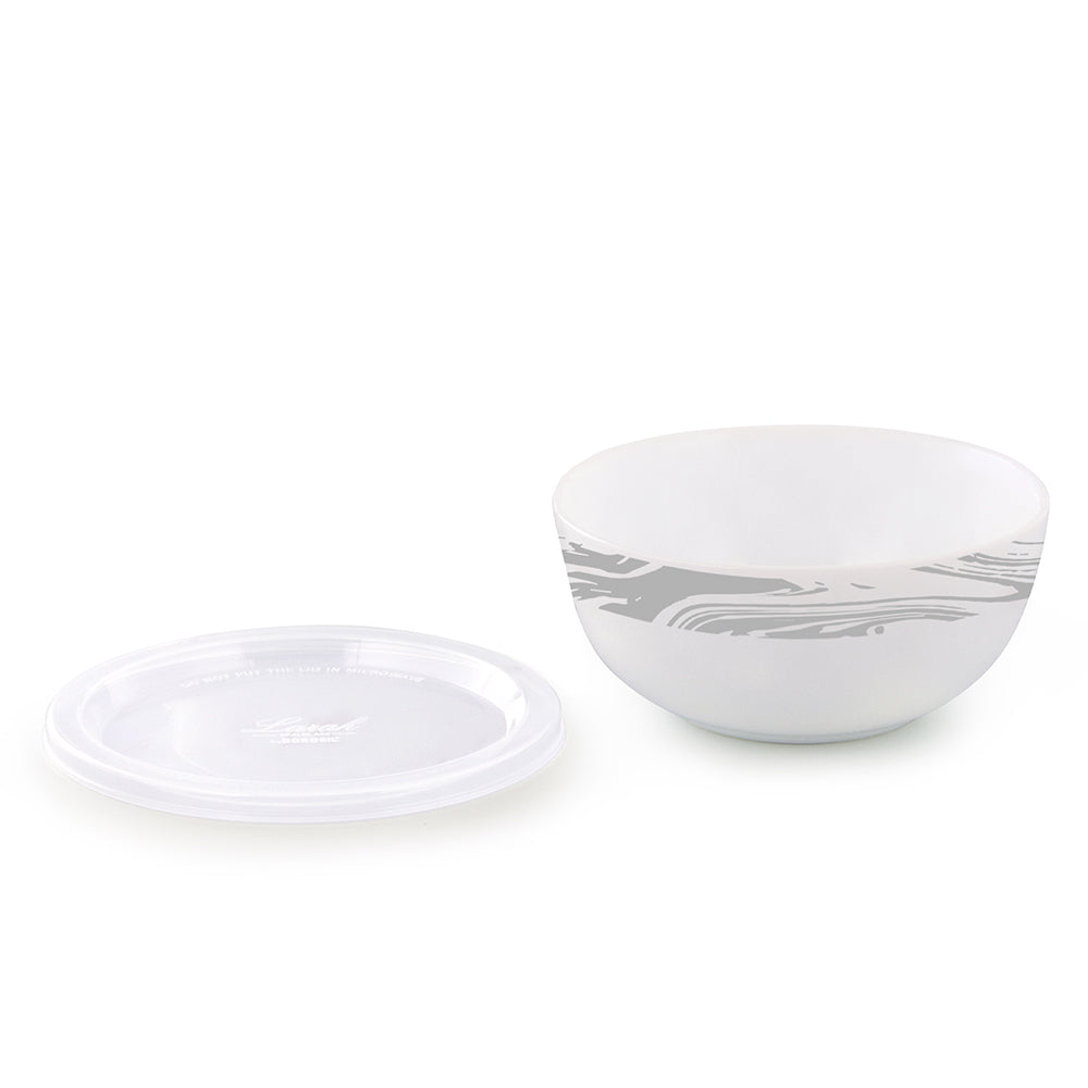 Larah by Borosil Marble Serve n Store, 2 pc Set