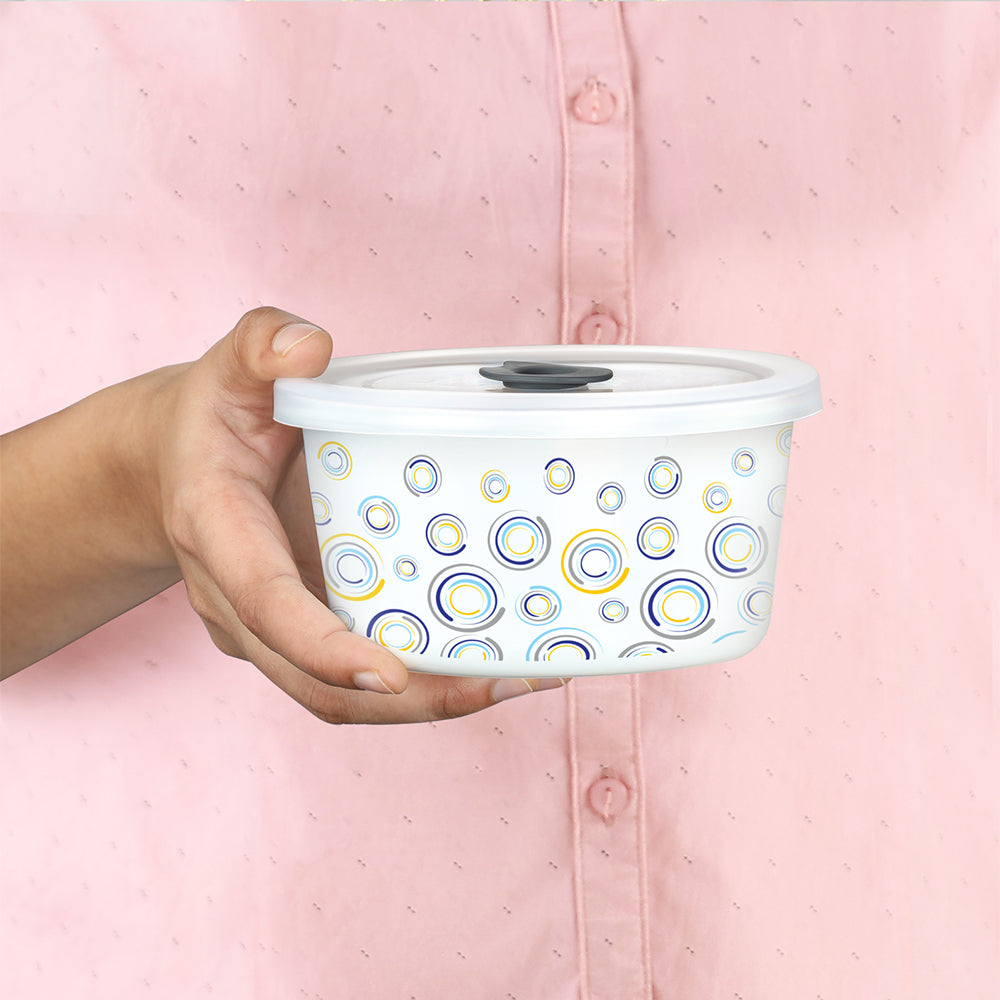 Larah By Borosil Jupiter Storage Bowl Set, 400ml x 2