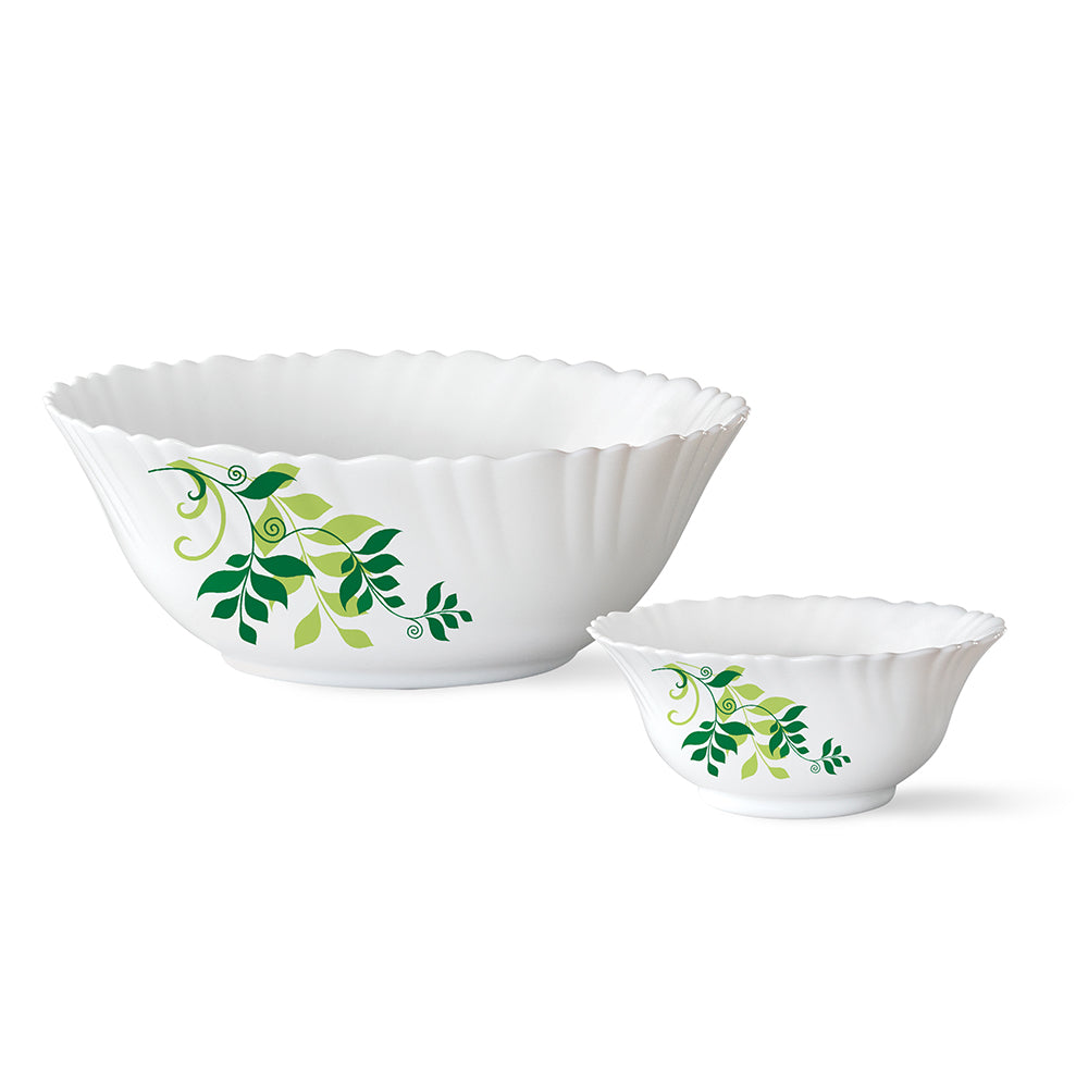 Larah by Borosil Fern Pudding Set, 7 pc (Small)