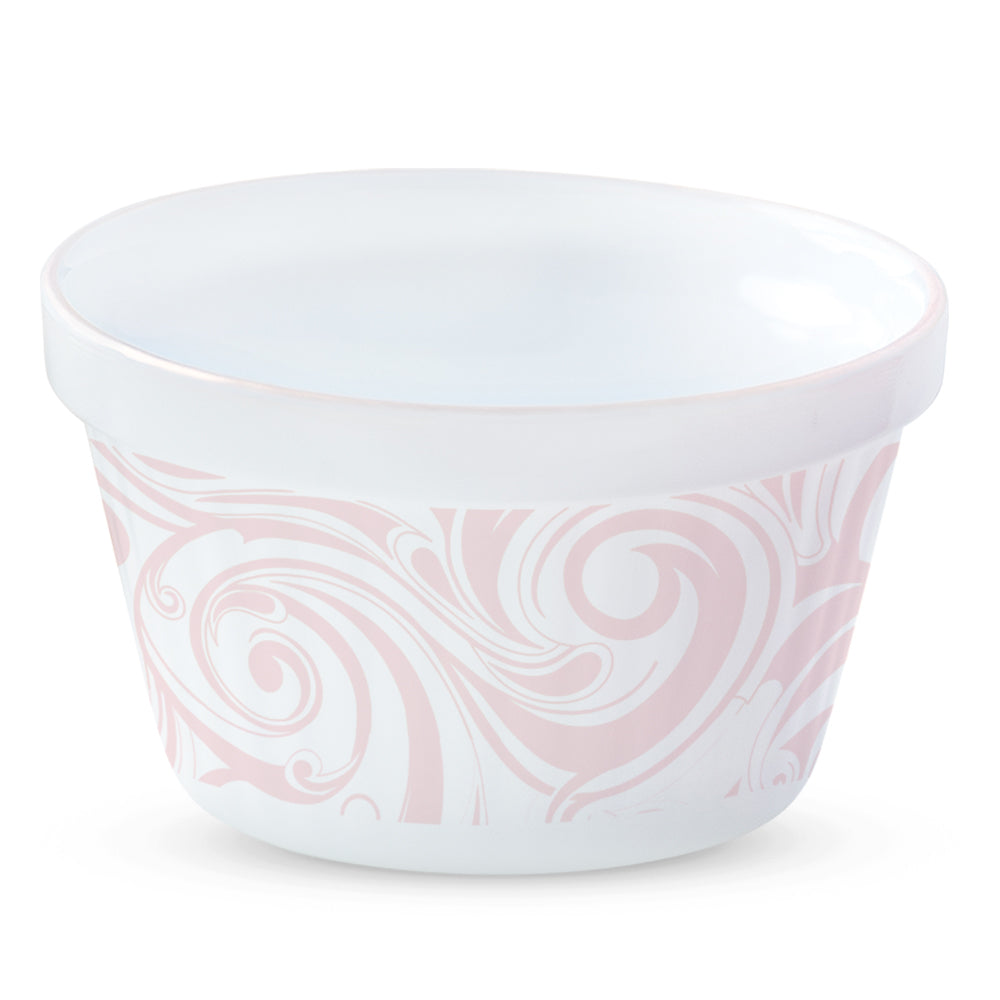 Larah by Borosil Frosty Red Ice Cream Bowl Set, 6 pc