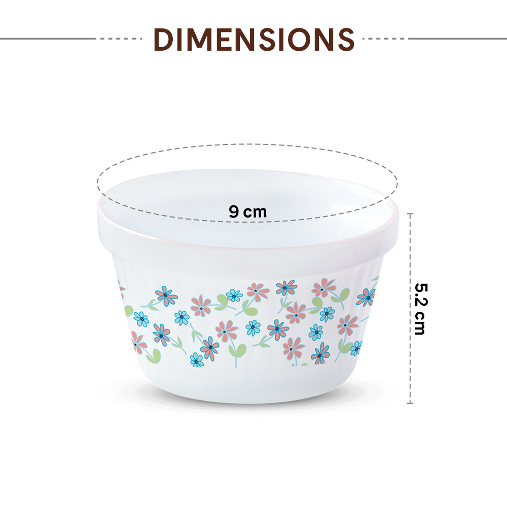 Larah by Borosil Jubilee Ice Cream Bowl Set, 6 pc