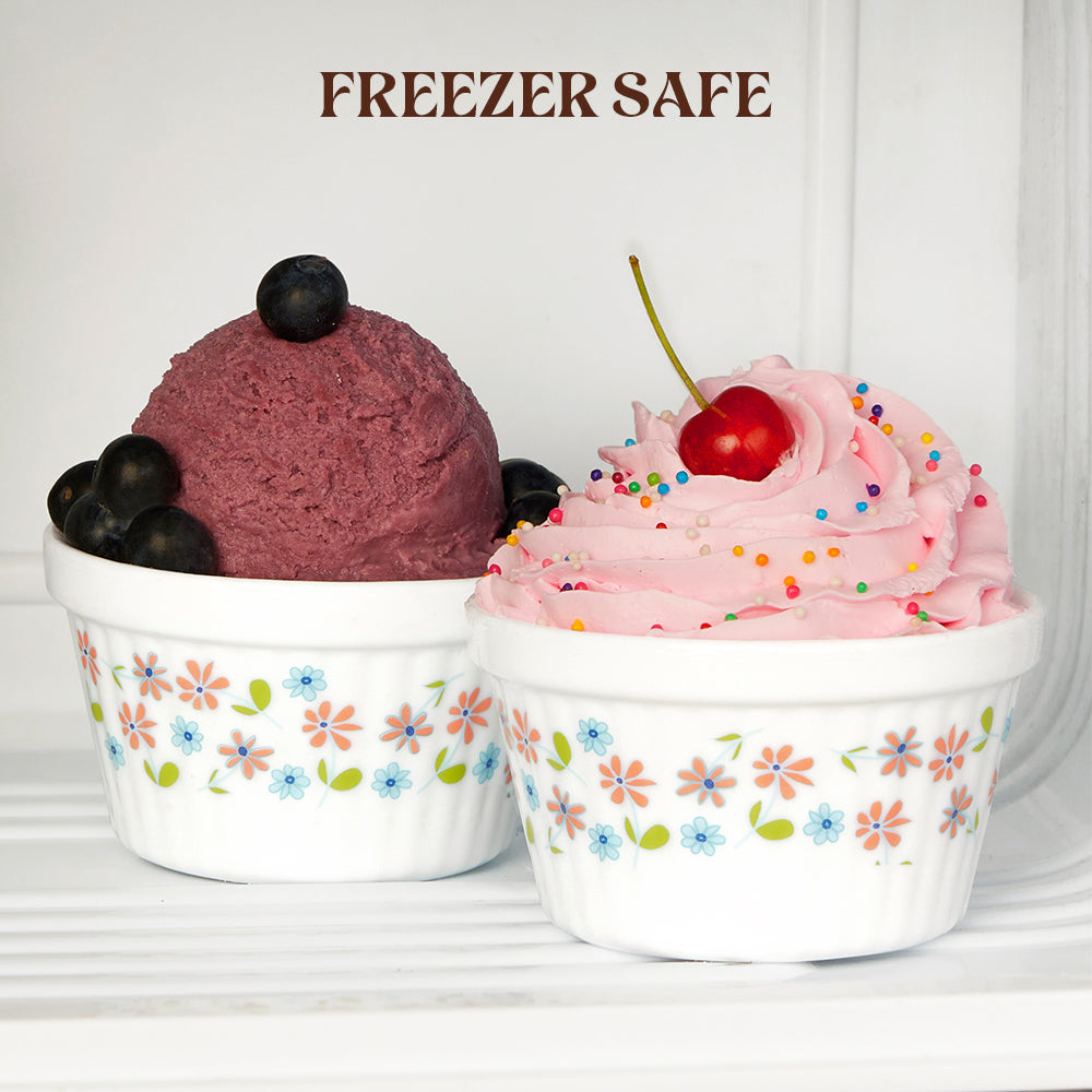 Larah by Borosil Jubilee Ice Cream Bowl Set, 6 pc