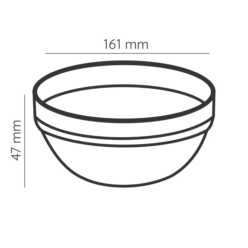 Borosil Stackable Serving Bowls, 245ml x 6