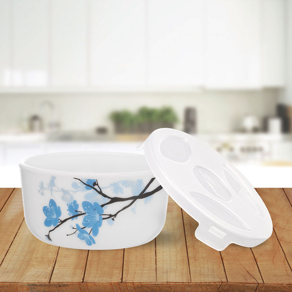 Larah by Borosil Mimosa Katori w Lid, 12 pc