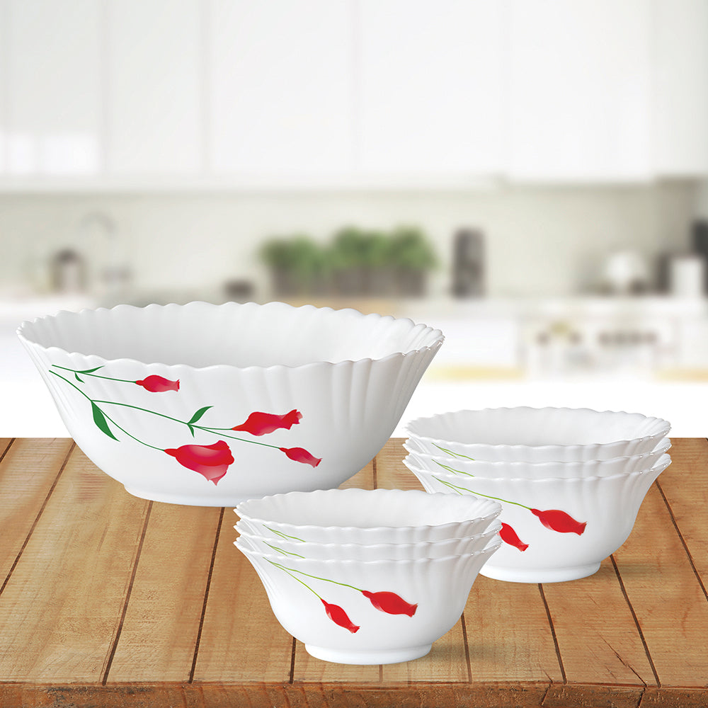 Larah by Borosil Diana Pudding Set, 5 pc (Mini)