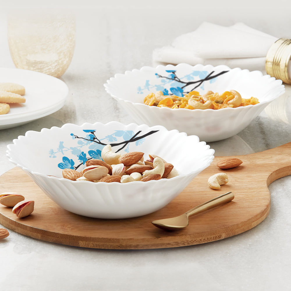 Larah by Borosil Mimosa Multipurpose Bowl, 4 pc Set