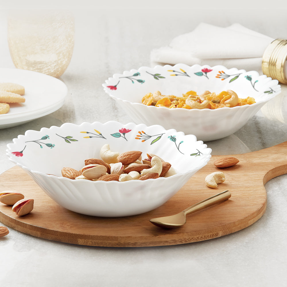 My Borosil Opalware Mixing & Serving Bowls 2 pc Set Minerva Multipurpose Bowl