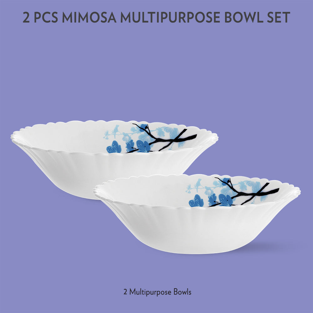 Larah by Borosil Mimosa Multipurpose Bowl, 4 pc Set