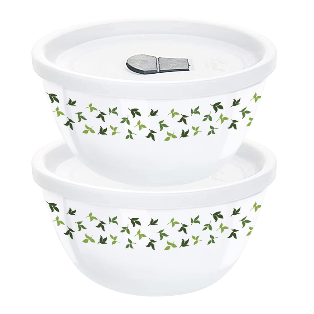 Larah by Borosil Sage 4 pc Mixing Bowl, 500 ml x 2