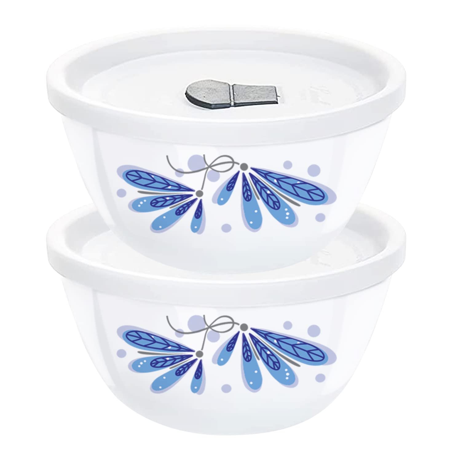Larah by Borosil Twilight 4 pc Mixing Bowl, 500 ml x 2