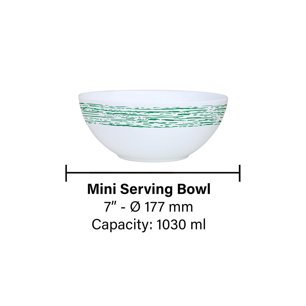 Larah by Borosil Green Nova Serve n Store, 2 pc Set