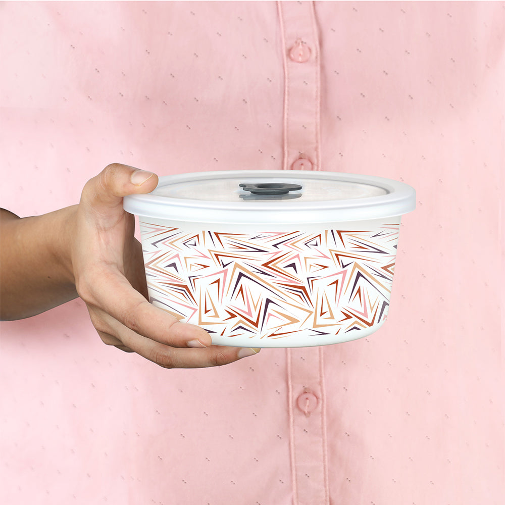 Larah By Borosil Comet Storage Bowl Set, 800ml x 2