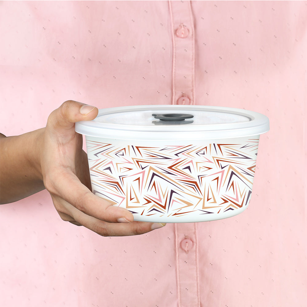 Larah By Borosil Comet Storage Bowl Set, 1.2L + 800ml + 400ml