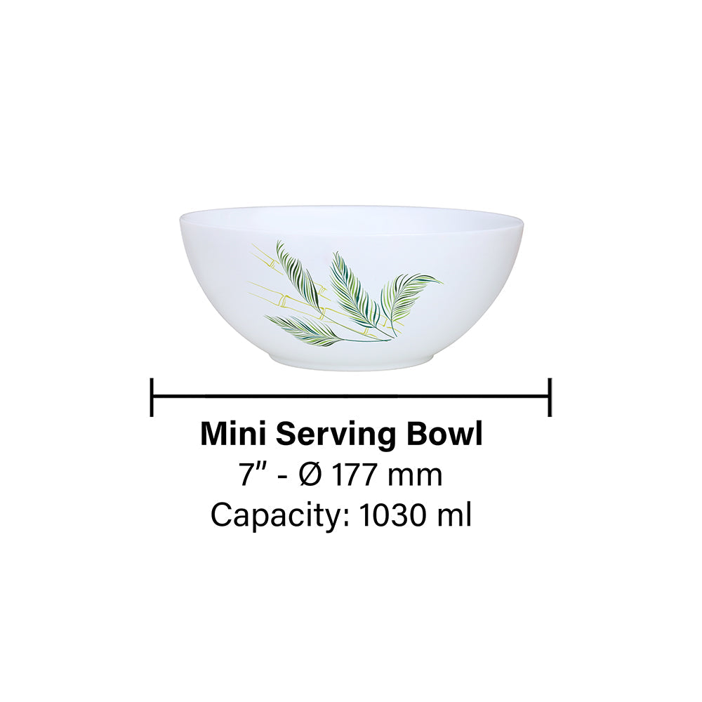 Larah by Borosil Breeze Snack Bowl with Cover, 4pcSet+4Lids