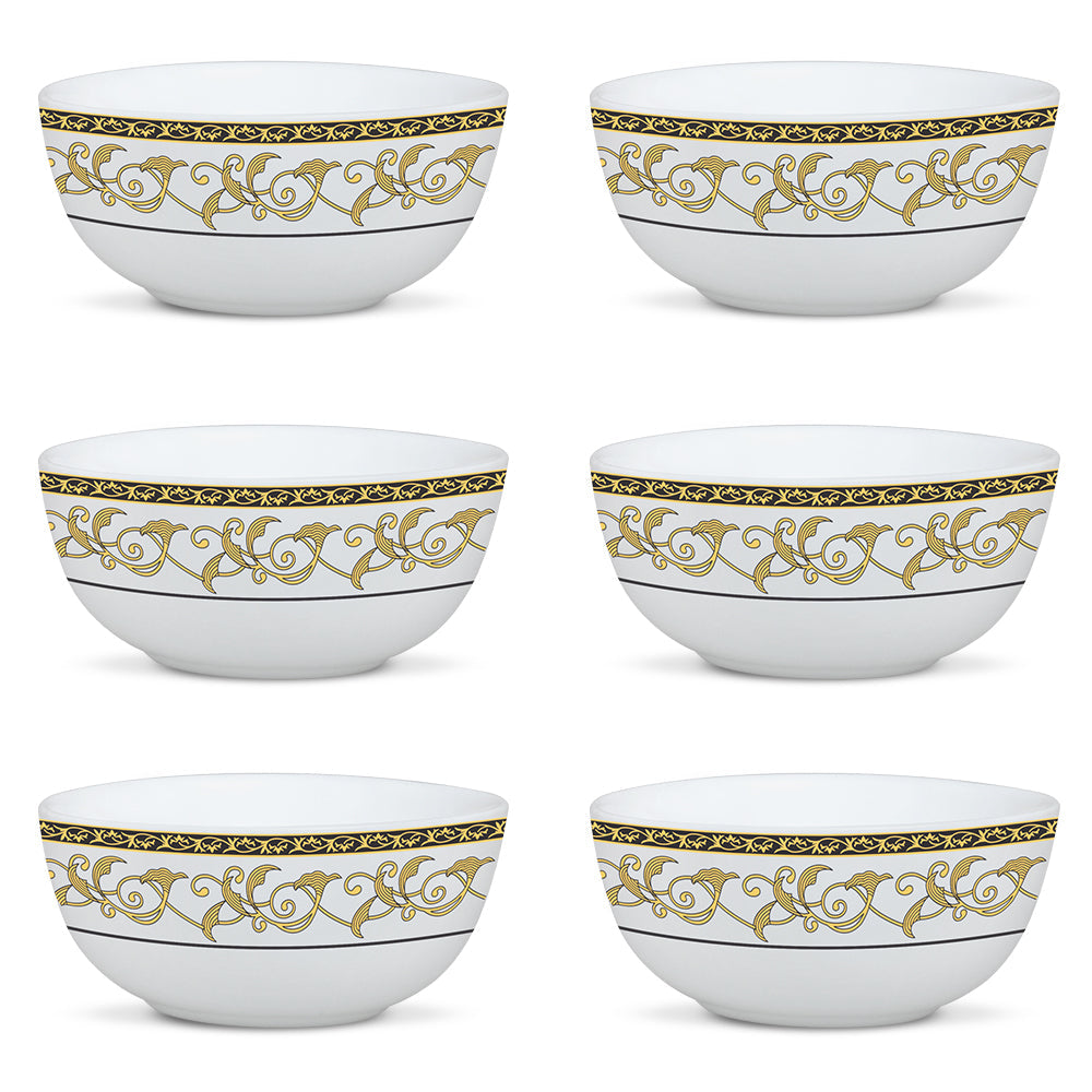 Larah by Borosil Royale Veg Bowl Set 6 pc Set