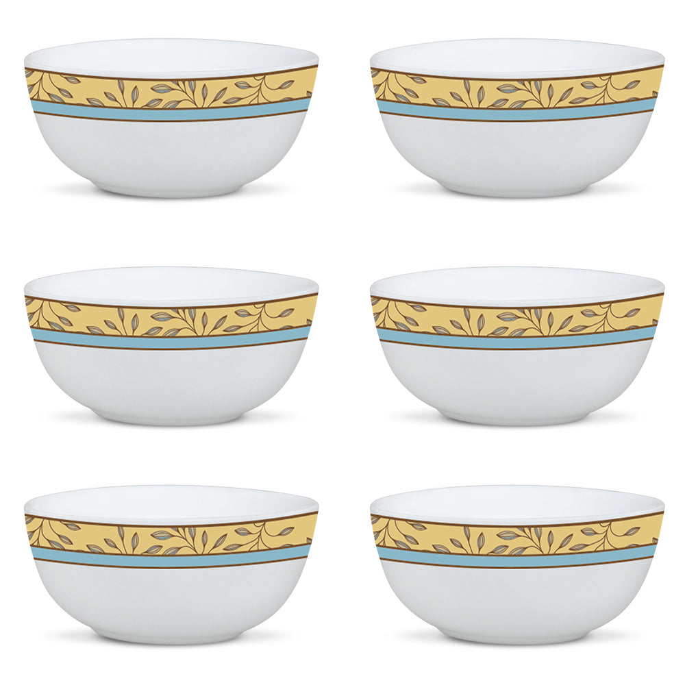 Larah by Borosil Sunhara Veg Bowl Set 6 pc Set