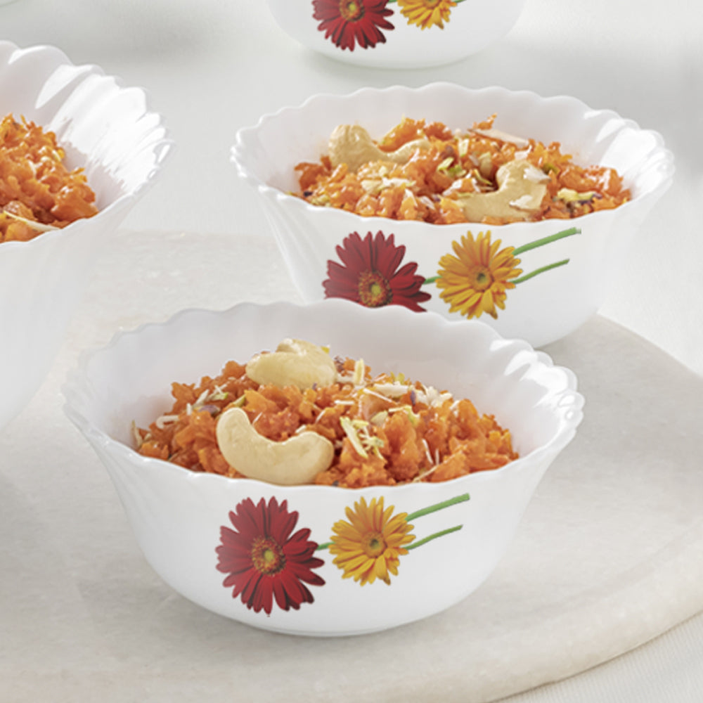 Larah by Borosil Zinnia Pudding Set 7 pc Set (Large)