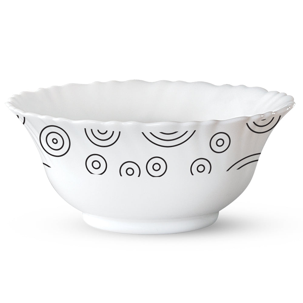 Larah by Borosil Spiral 6 pc Veg Bowl