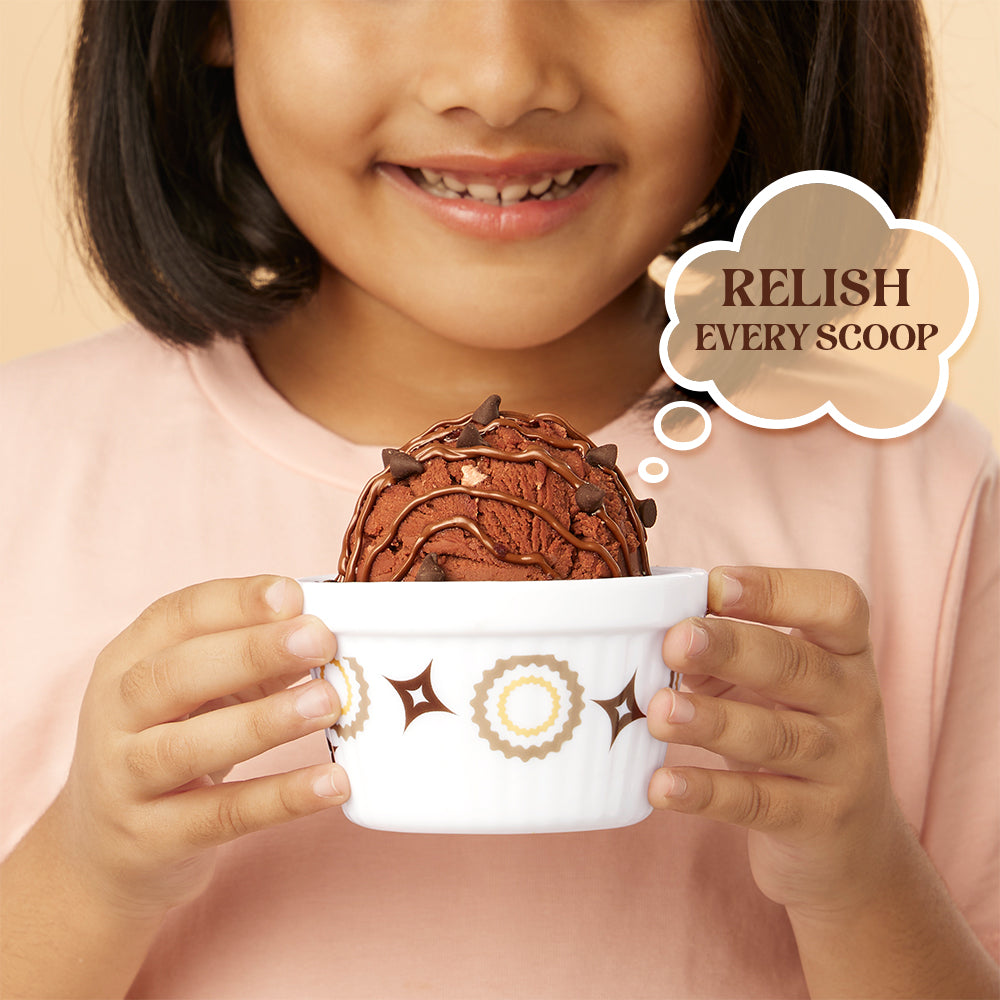 Larah by Borosil Cassata Ice Cream Bowl Set, 6 pc