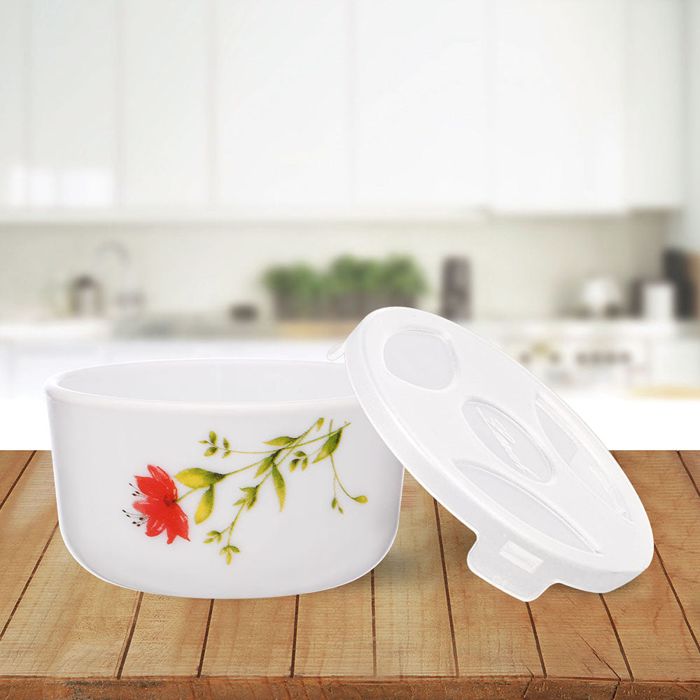 Larah by Borosil Oriental Katori w Lid, 12 pc