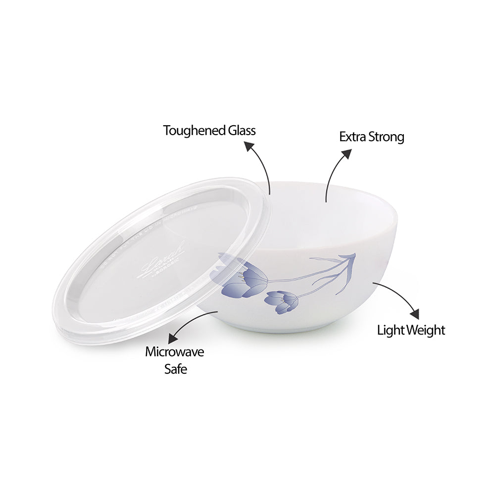 Larah by Borosil Tulip Serve n Store, 2 pc Set