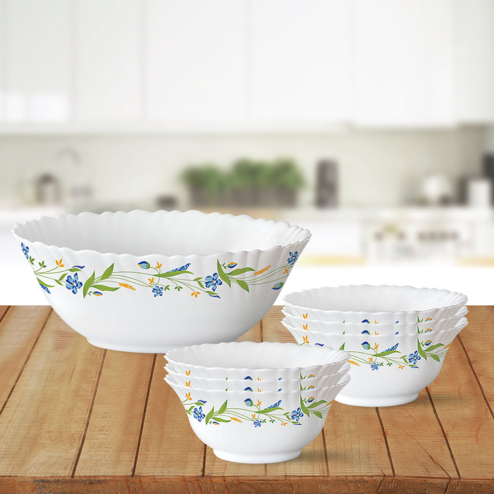 Larah by Borosil Cripper Pudding Set, 7 pc (Small)