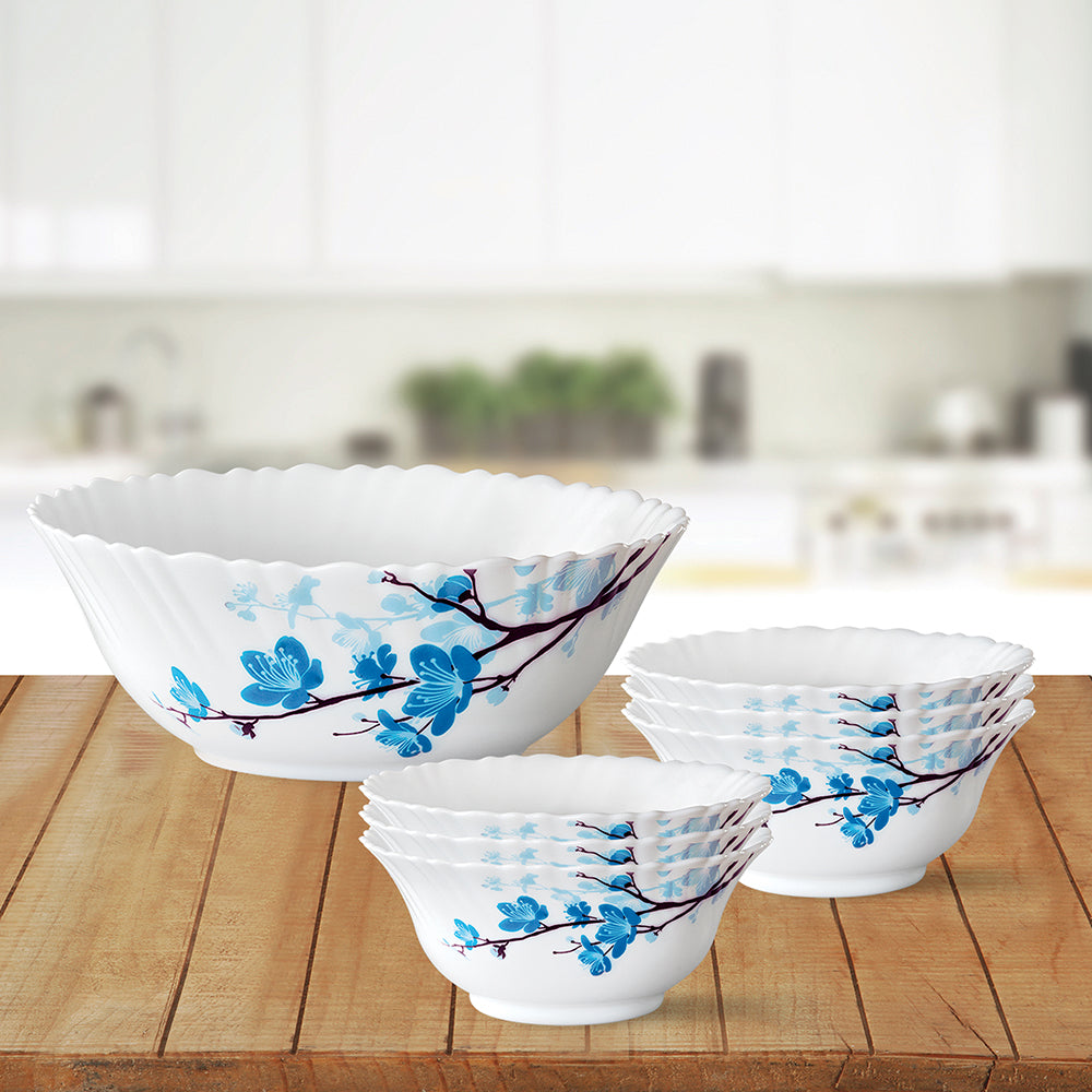 Larah by Borosil Mimosa Pudding Set, 7 pc (Small)