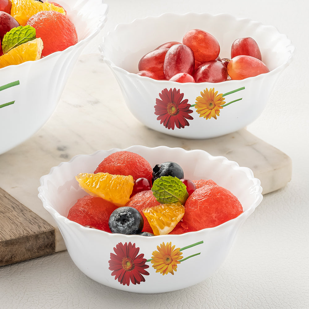 Larah by Borosil Zinnia Pudding Set, 5 pc (Mini)