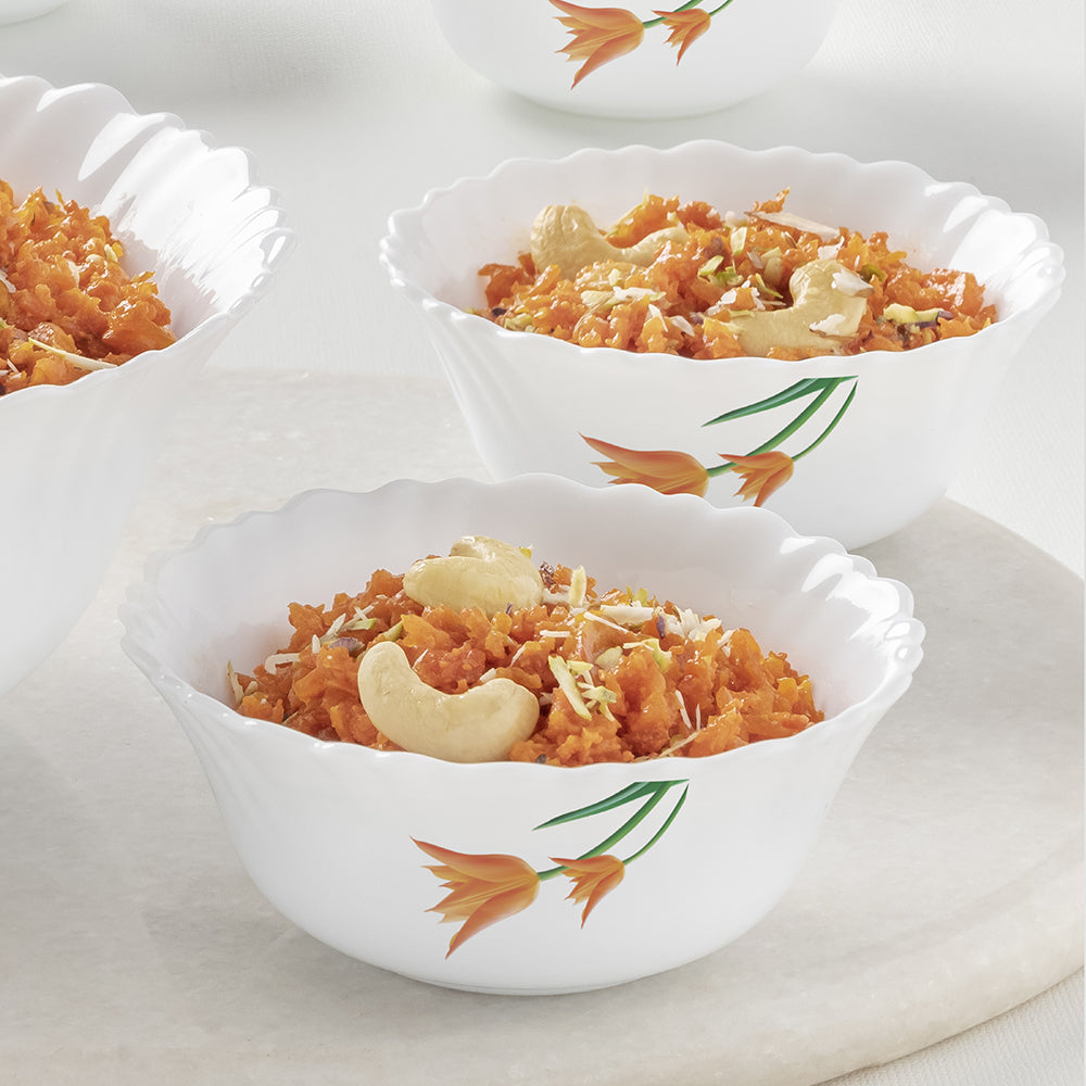 Larah by Borosil Firefly Pudding Set, 7 pc (Small)