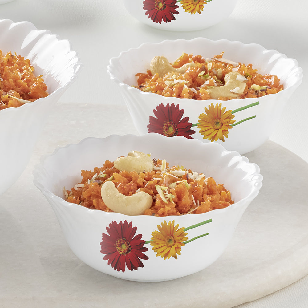 Larah by Borosil Zinnia Pudding Set, 7 pc (Small)