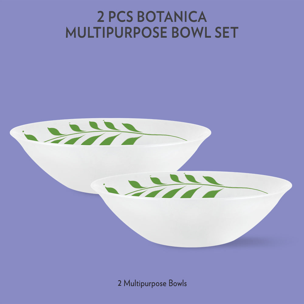 Larah by Borosil Botanica Multipurpose Bowl, 2 pc Set